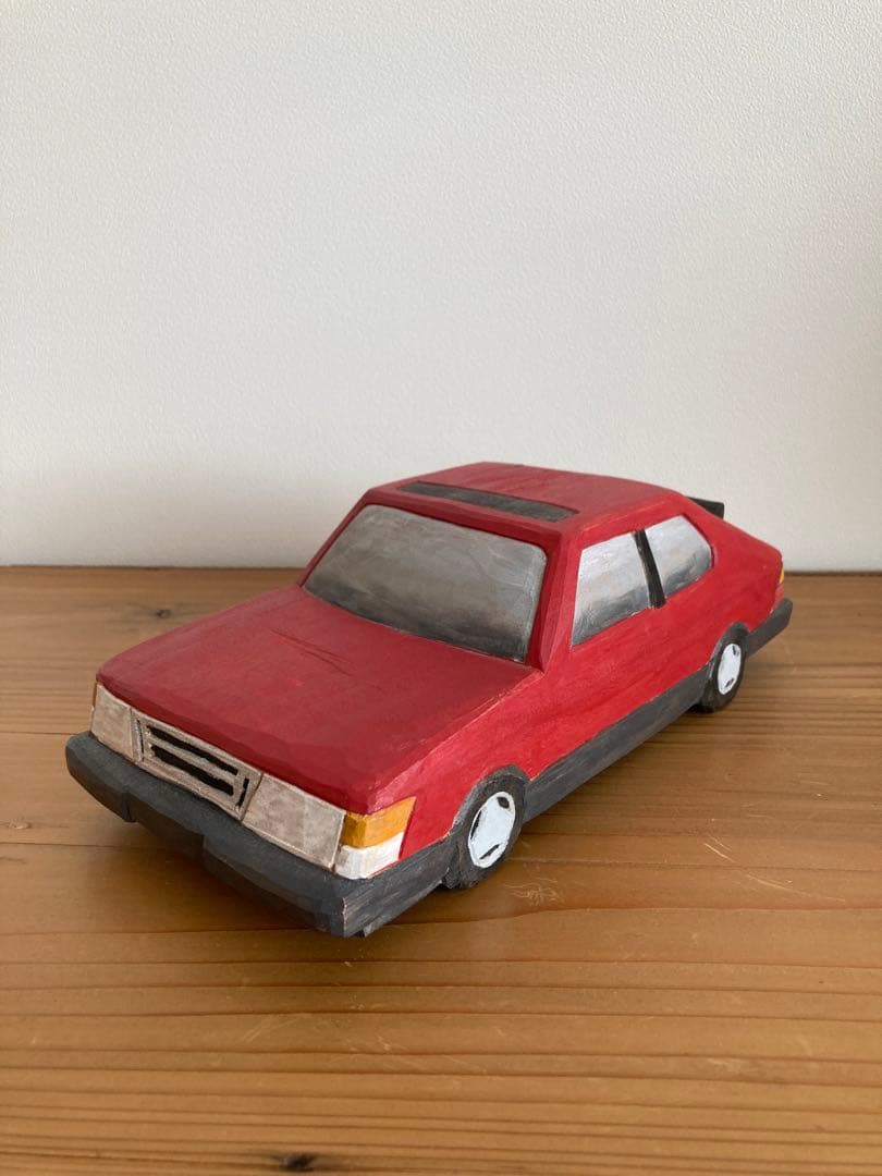 山崎悠人　彫刻　ドライブ・マイ・カー　サーブ900ターボ　現代アート