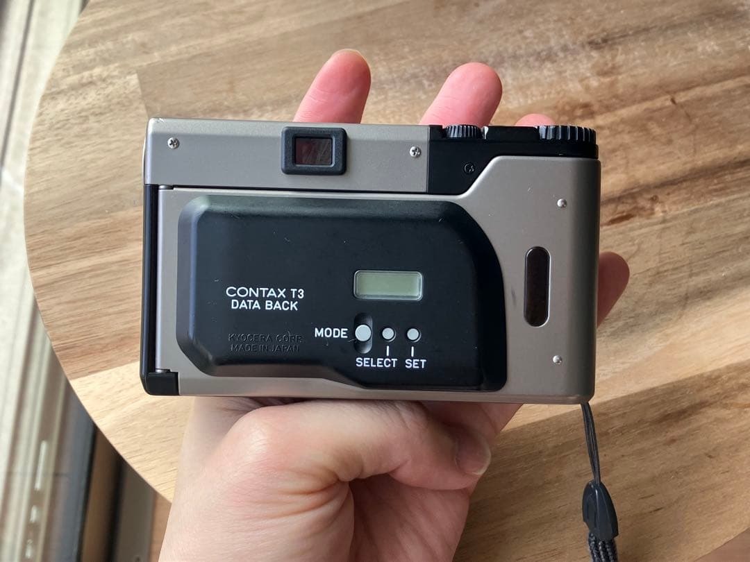 猫紙【動作確認済】CONTAX T3 DATABACK フィルムカメラ