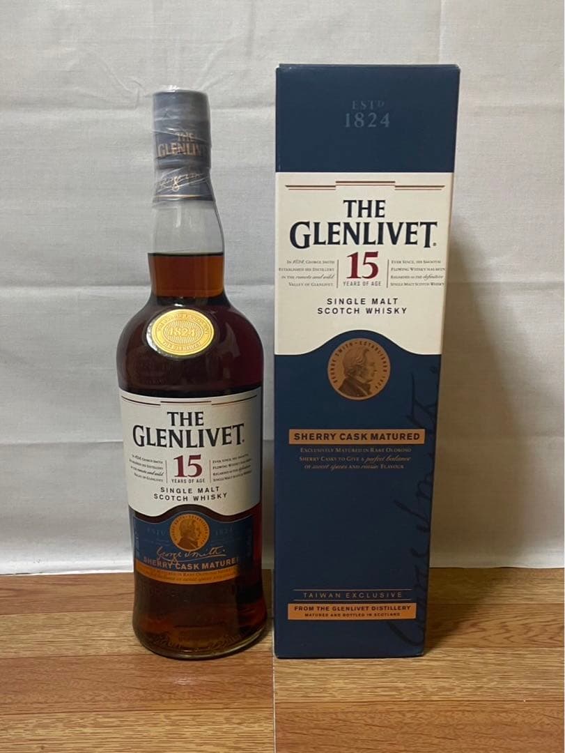 台湾限定 グレンリベット15年 シェリーカスク 700ml 40% 日本未発売