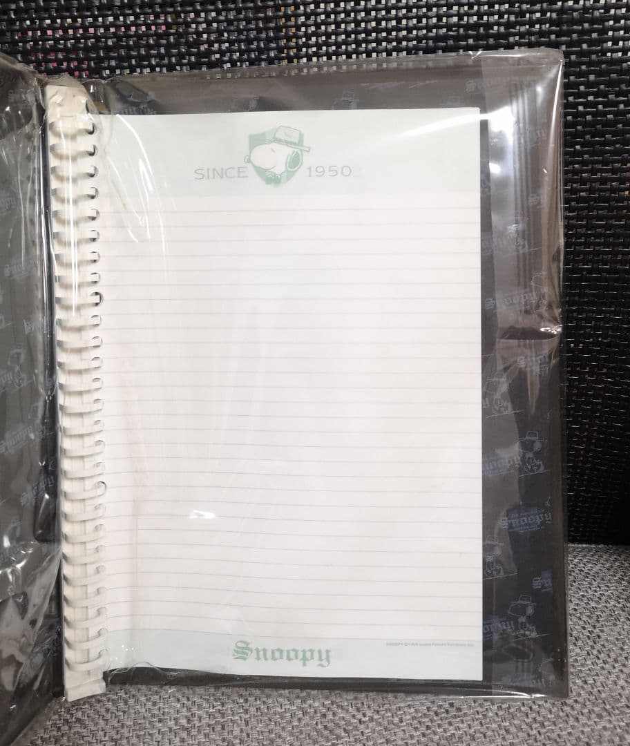 当時物　スヌーピー　バインダーノート　リフィル付き