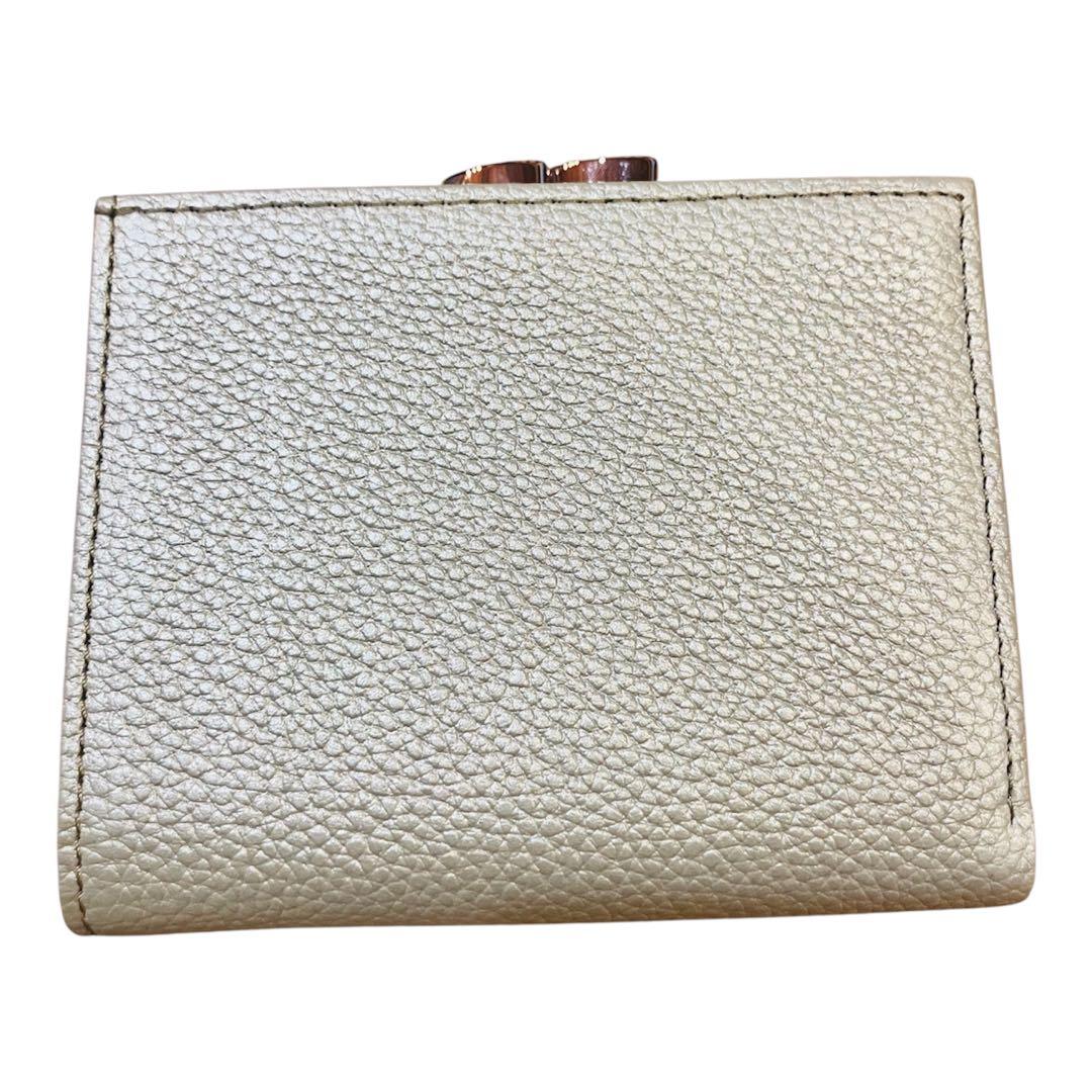 箱付き✨新品未使用✨皇居財布 がま口財布 人気色 ゴールド 財布 ニつ折り 皇居