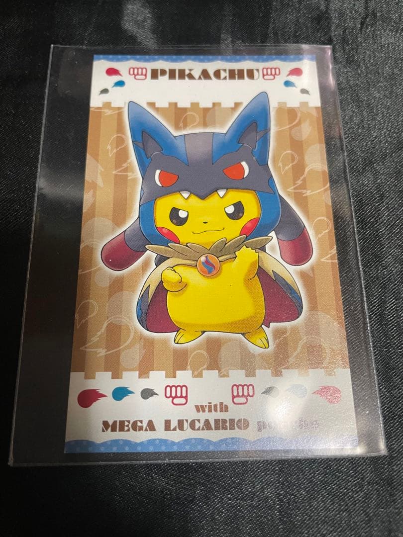 ピカチュウ メガポンチョ 名刺カード 3枚セット