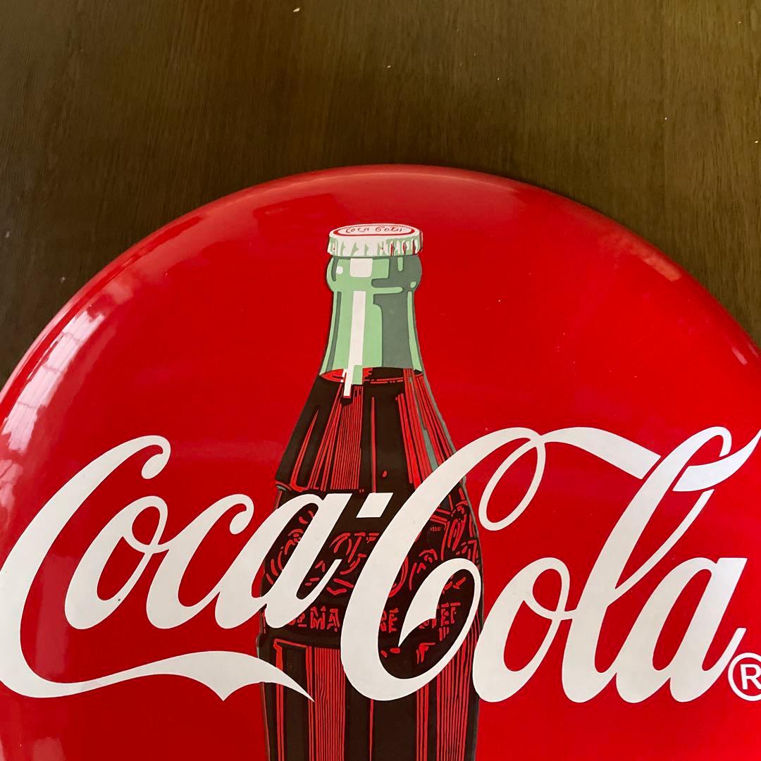 コカコーラボタン型 ホーロー看板　非売品　おまけ付き