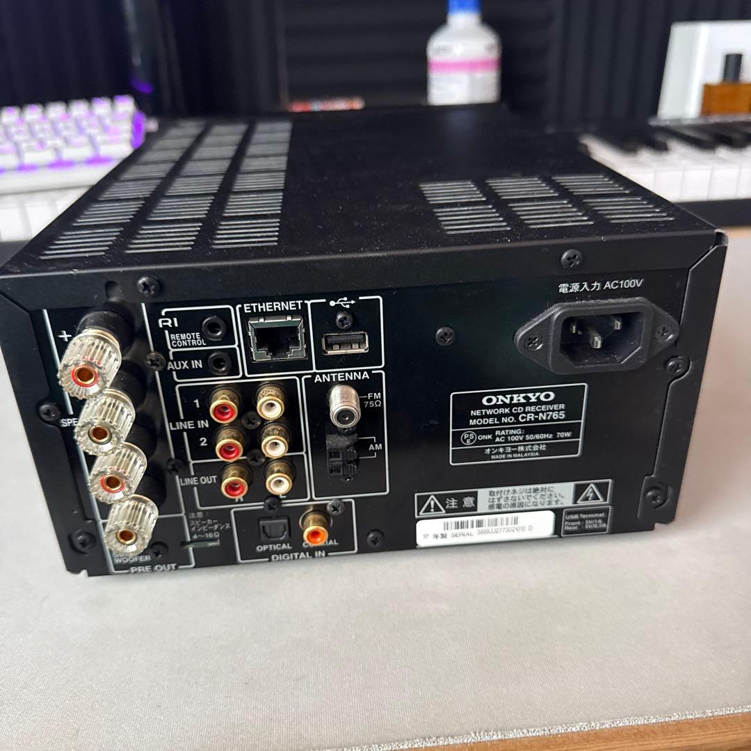 ONKYO CR-N765動作品 リモコンあり 即購入⭕️