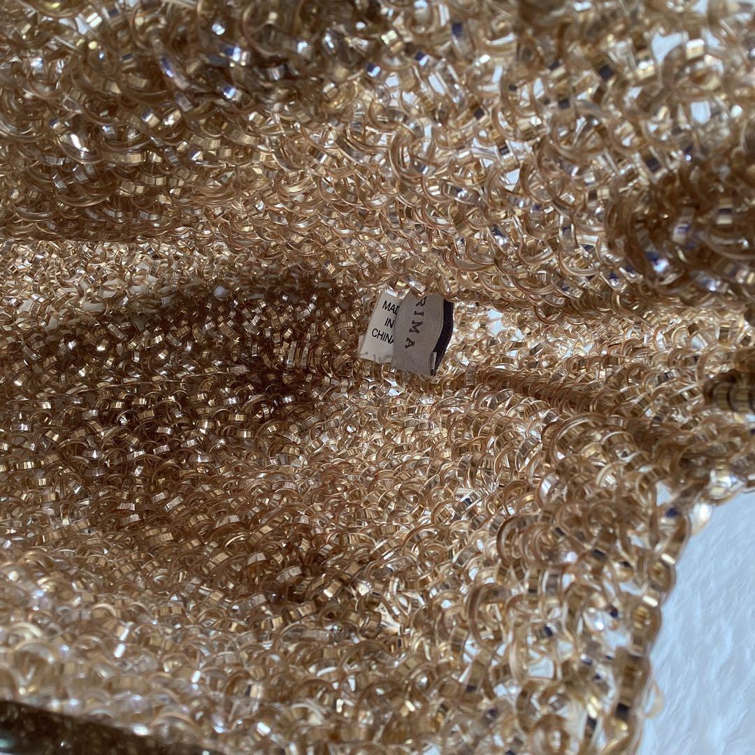 アンテプリマ 2way ハンドバッグ　ショルダーバッグ ターンロック　ゴールド