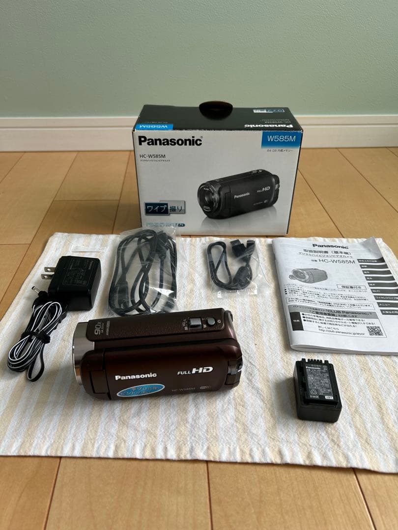 【美品】Panasonic HC-W585M ビデオカメラ 本体
