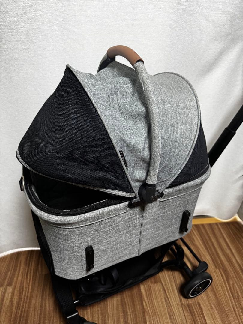 AIRBUGGY FITT WIZ ペット　ドッグカート グレー　千葉引取可能