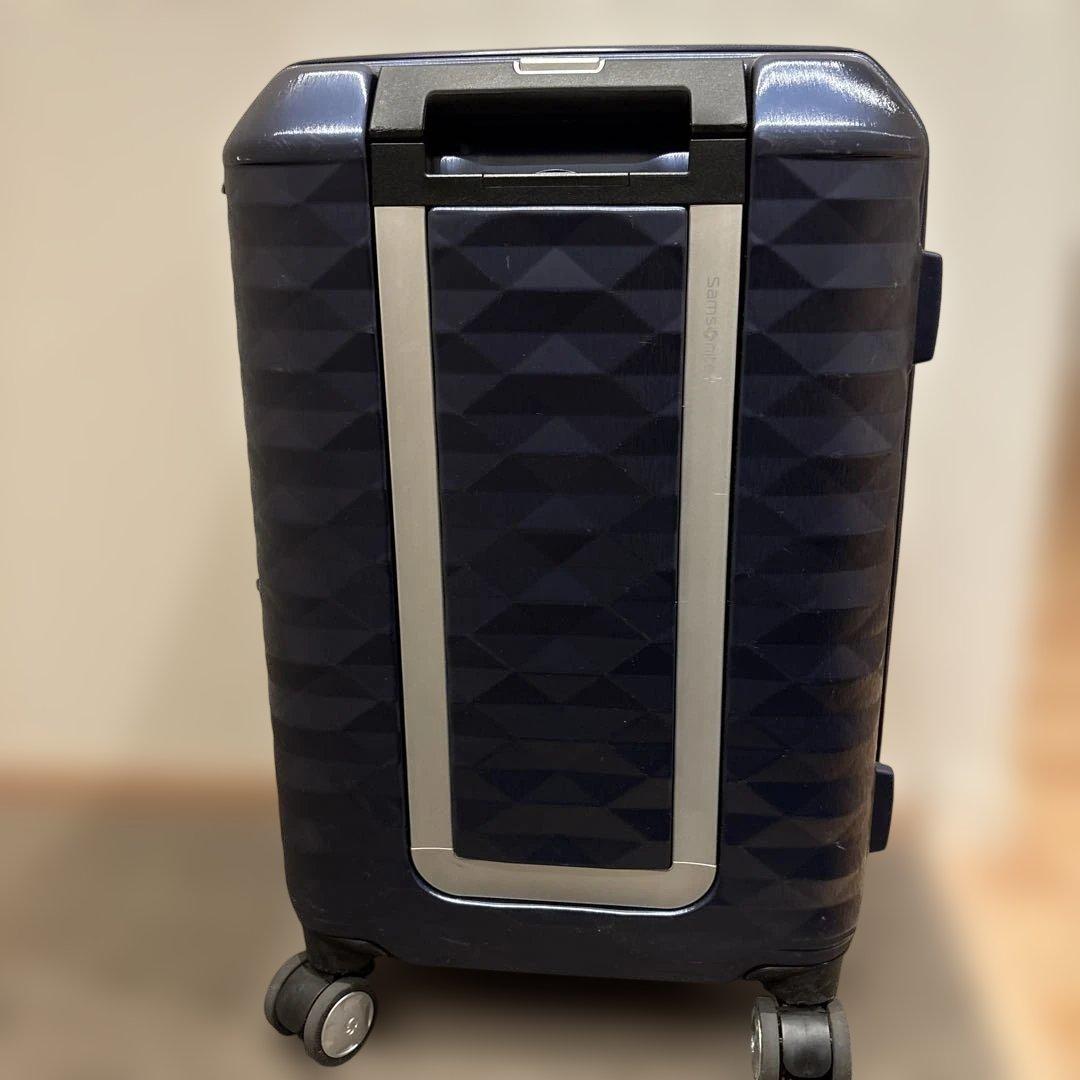 Samsonite ネイビー キャリーケース　ポリゴン　スピナー55