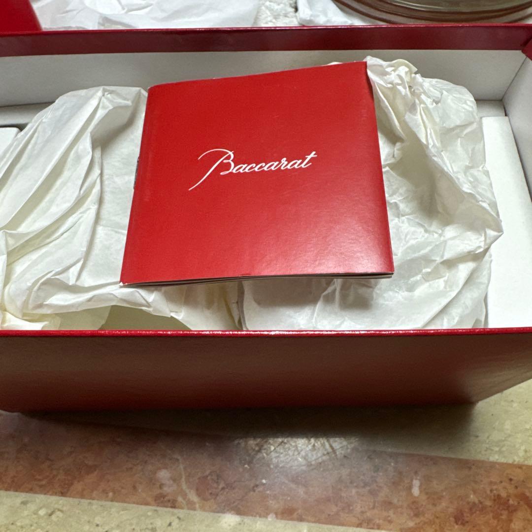新品未使用、Baccarat クリスタルグラス ミルニュイ2客セット箱入り