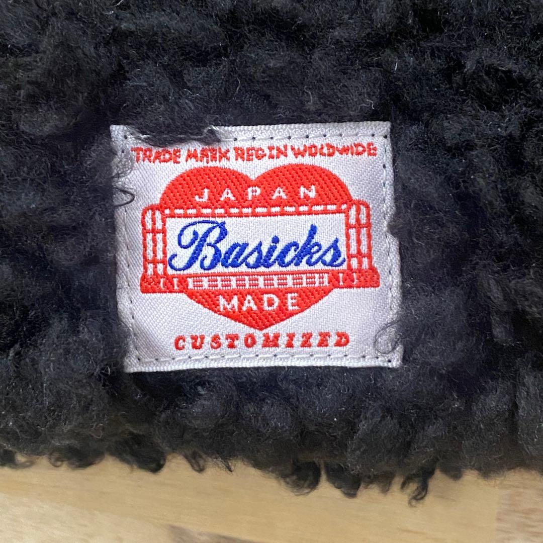 BASICKS くま耳 ニット帽 BEAR BEANIE ボアニット帽 Mサイズ