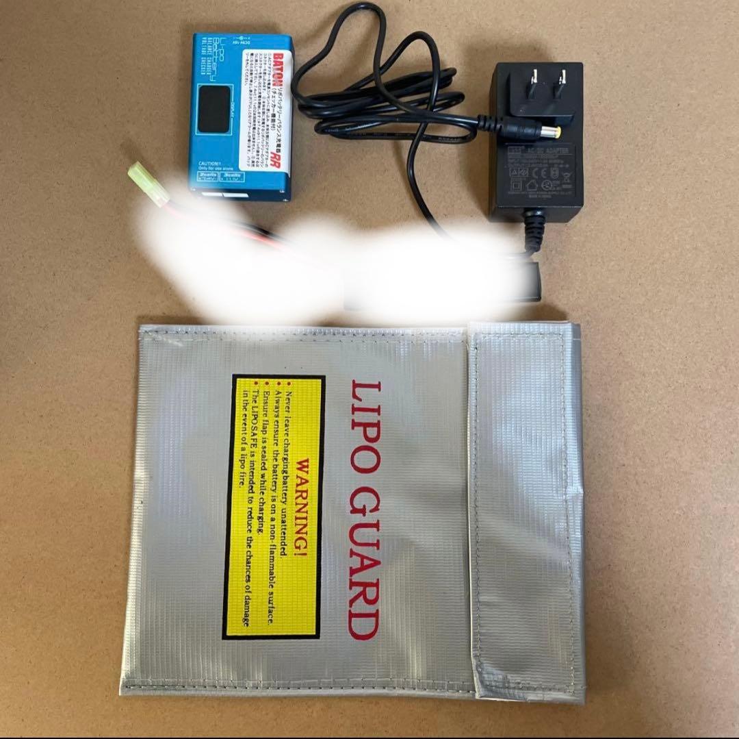 充電器　チェッカー　バッテリー防護袋