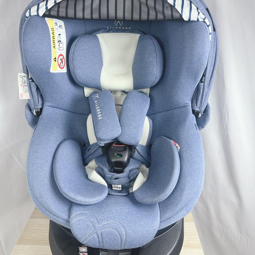 美品 送料無料 エールベベ クルット5i プレミアム ISOFIX 360°