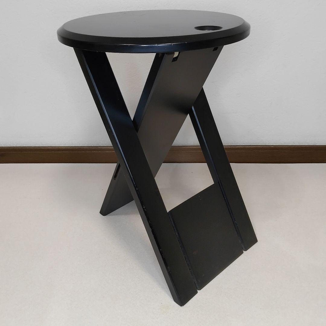 ヴィンテージ 木製フォールディング　スツール　椅子　ロジェタロン　フランス