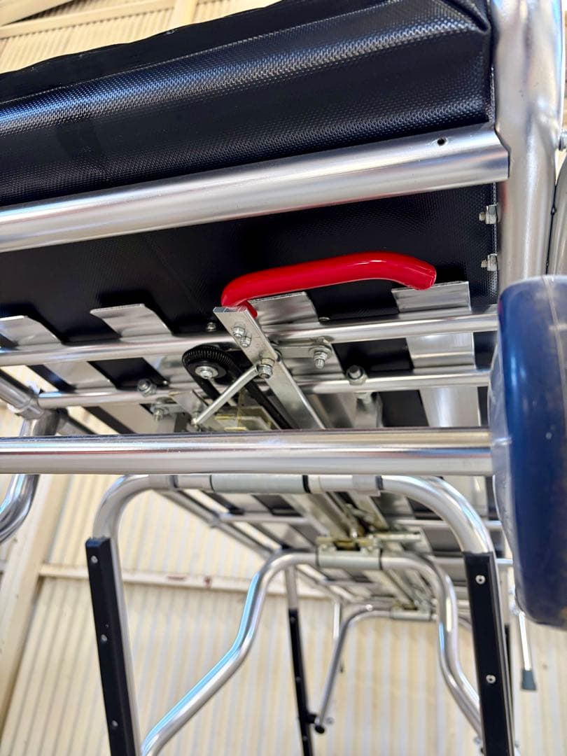 ① 【送料込み】搬送用 ストレッチャー アルミフレーム キャスター付き　美品