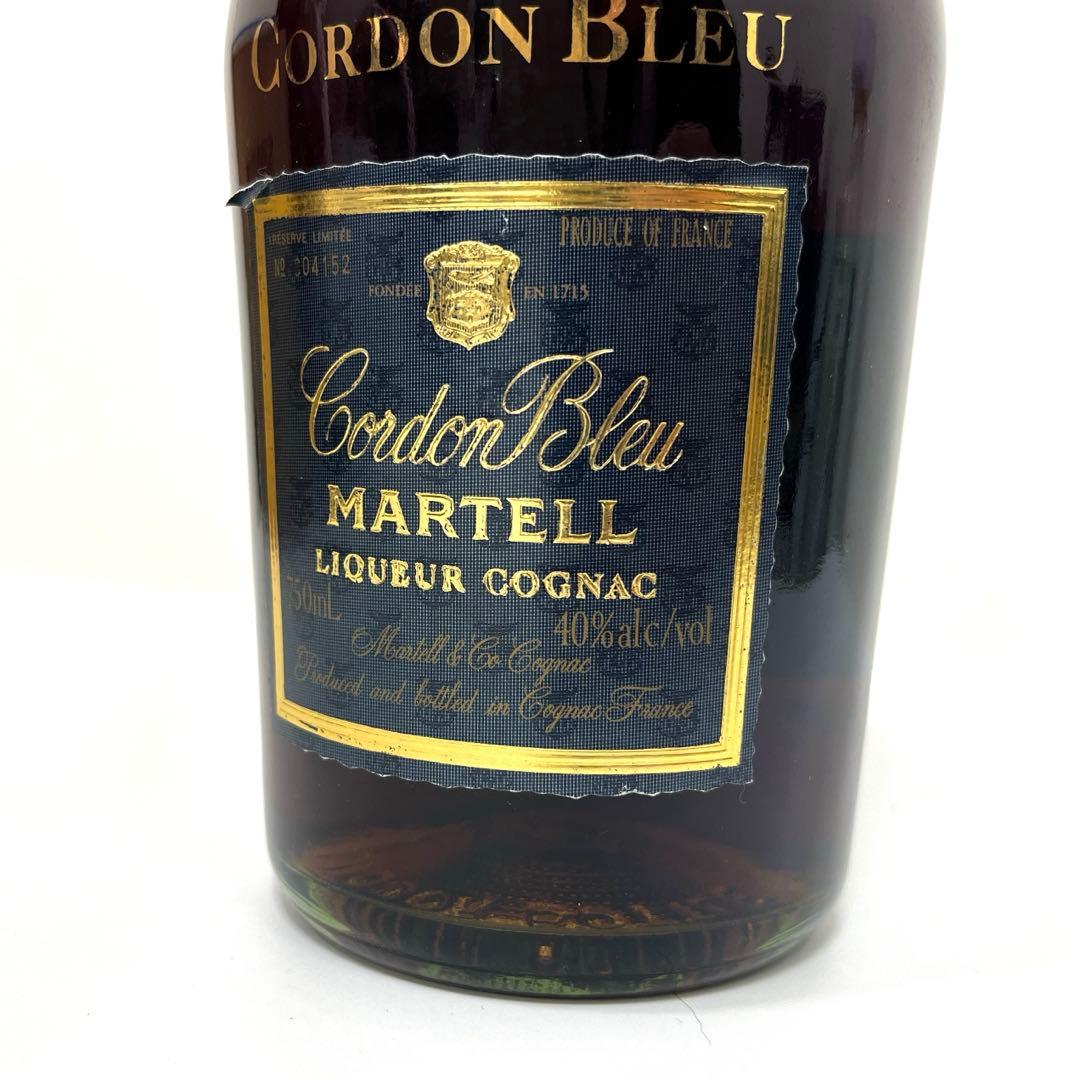 【未開栓】マーテル コルドンブルー コニャック ブランデー　グリーンボトル