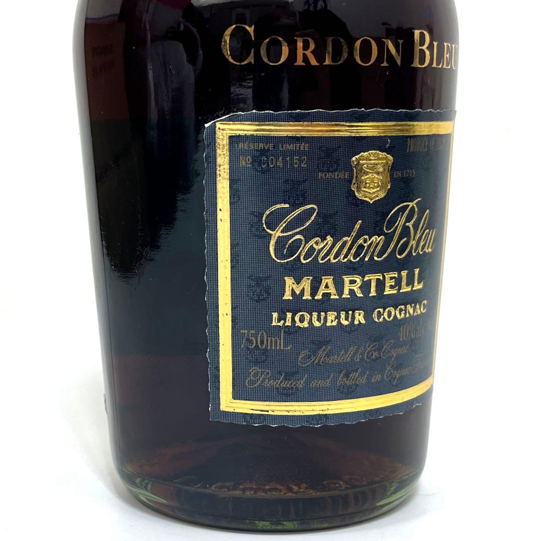 【未開栓】マーテル コルドンブルー コニャック ブランデー　グリーンボトル