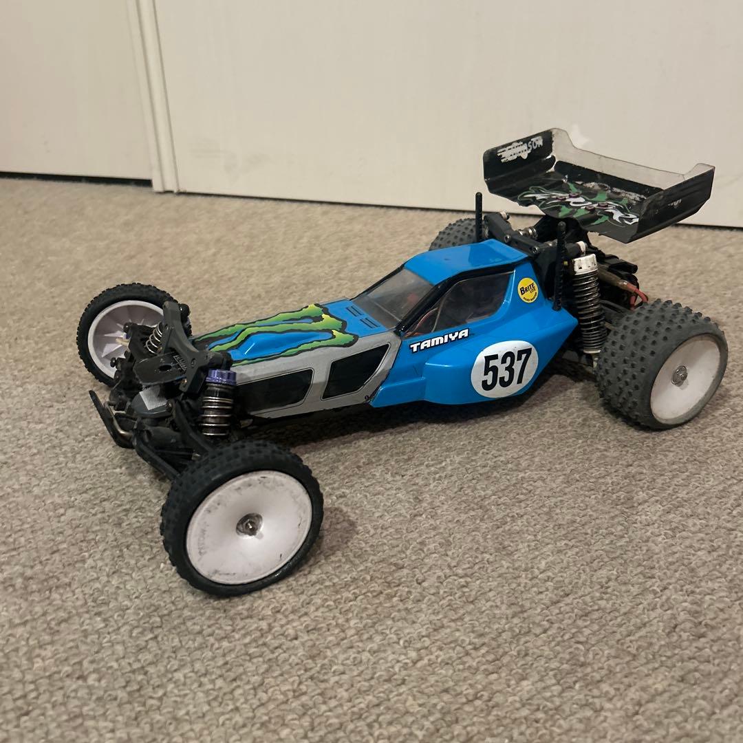 タミヤDT03レーシングファイター メカ付きスポチュン黒缶