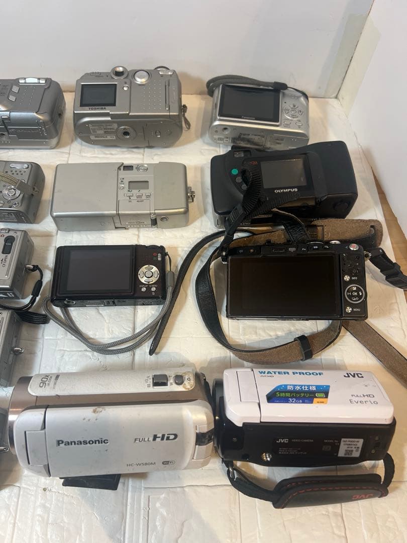 ジャンク品！まとめ売りデジタルカメラ その他 16台 ビデオカメラ2台動作未確認
