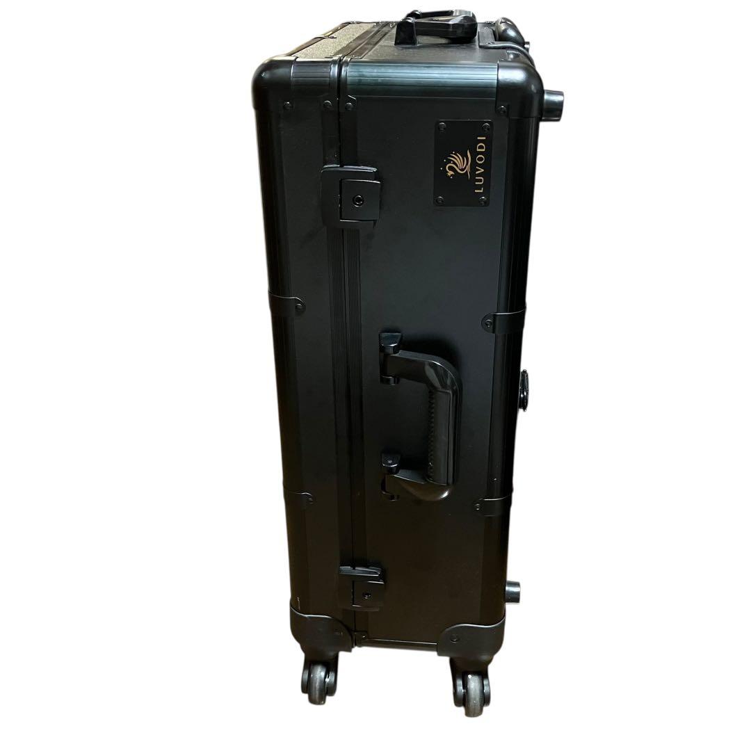 ハリウッドミラーメイクボックス プロ使用　大容量 キャリーケース　LUVODI