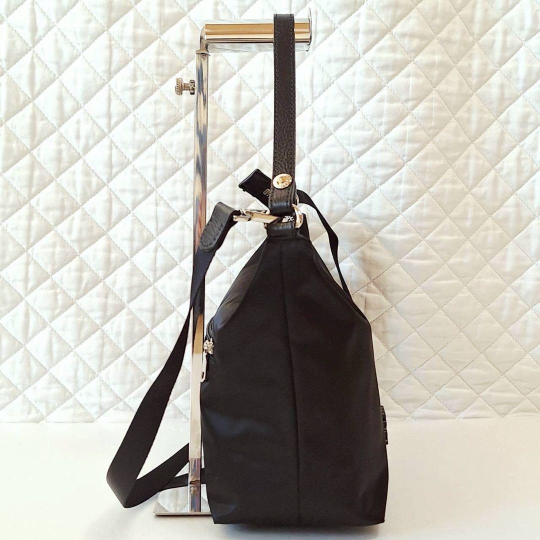 B2071【未使用級】russet ショルダーバッグ クラウズナイロン 黒