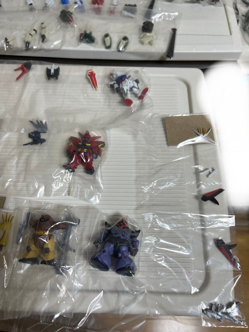 ガンダムプラモデルのセット