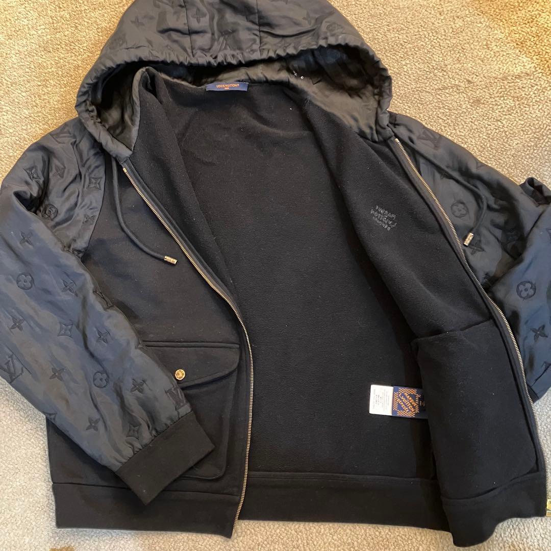 LOUISVUITTON ルイヴィトン　ハイブリッドジップ モノグラム　パーカー