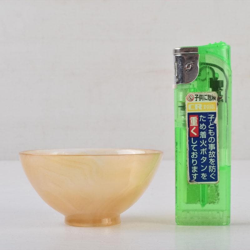 中国　玉石瑪瑙彫刻　盃　ぐい呑　C　9114