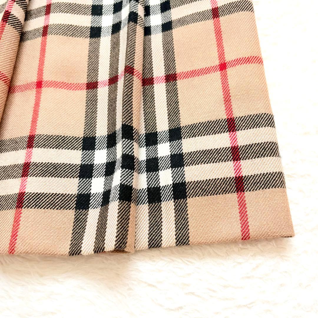 【希少】【美品】Burberry ノバチェック プリーツスカート　ヴィンテージ