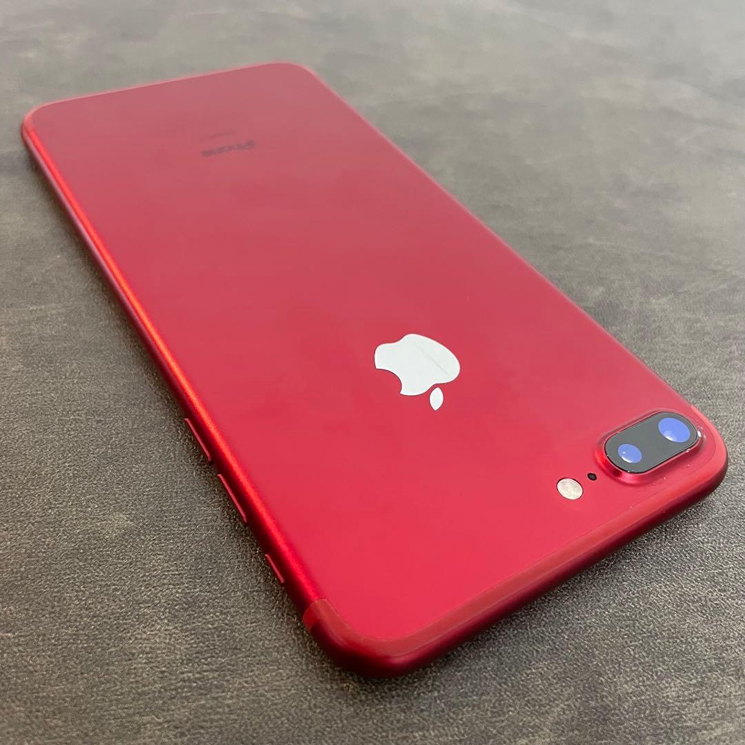 Phone 7 Plus 256GB RED SIMフリー バッテリー96% 赤