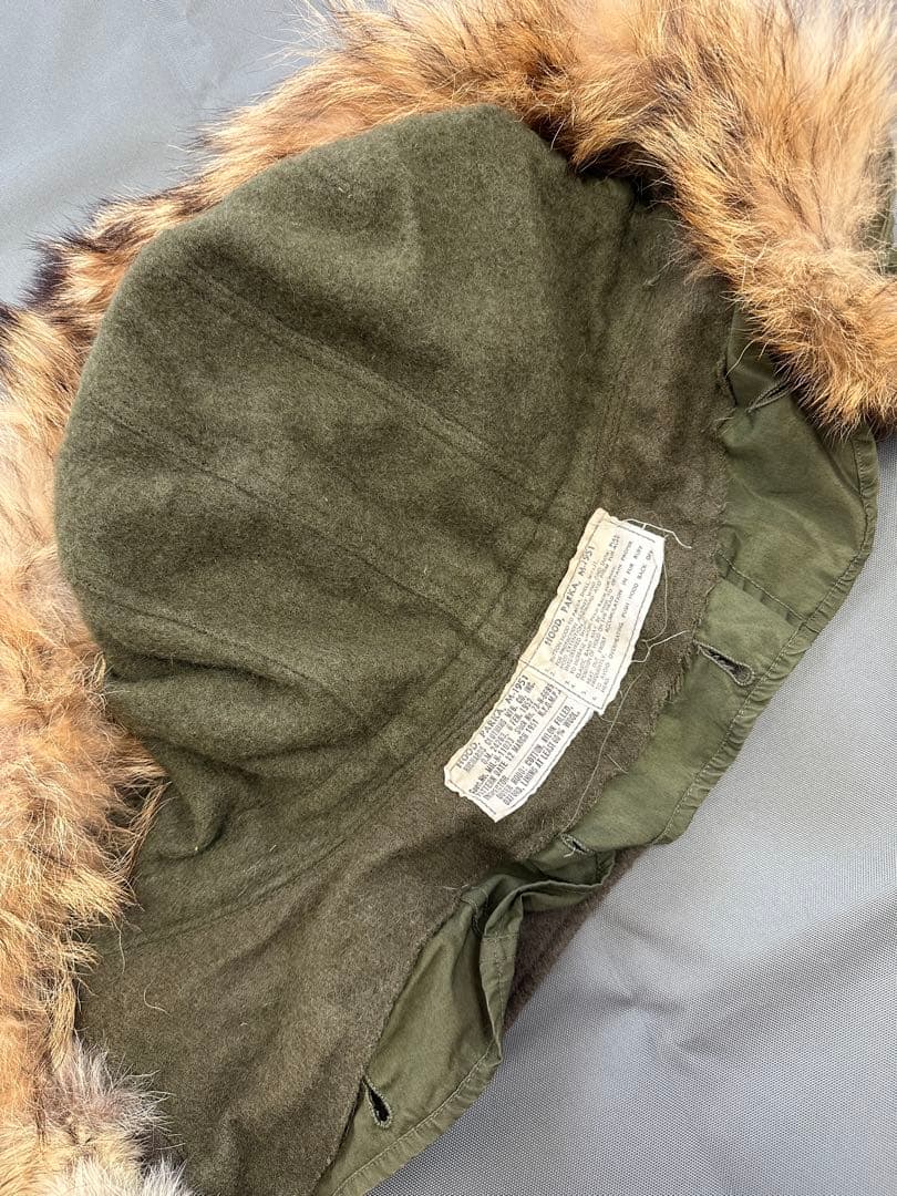 M-51 パーカー用フード　折れあり