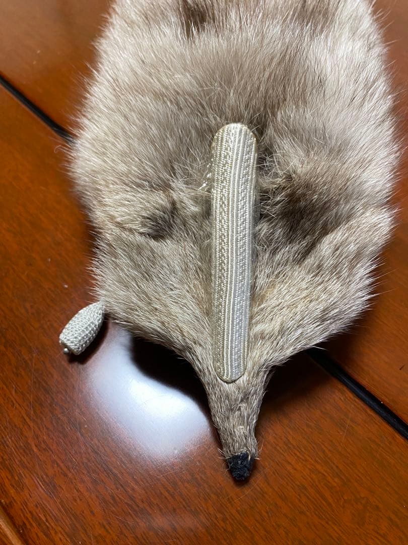 ミンクファー　マフラー　顔、脚、尾付き　リアルファー　襟巻き