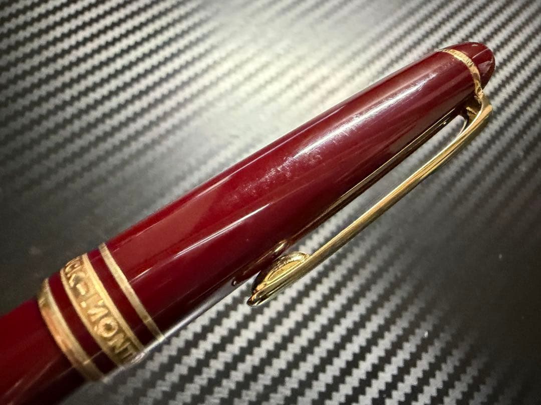 極美品 モンブラン マイスターシュテュック 163 ボルドー ローラーボール