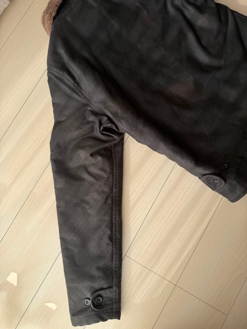 IRON HEART N-1 デッキジャケット xsブラック アイアンハート