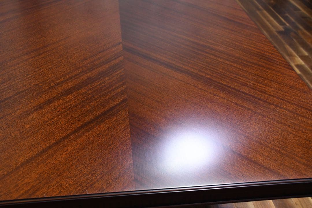 EJC19 IDC大塚家具 ペディスタル 200 ダイニングテーブル マホガニー