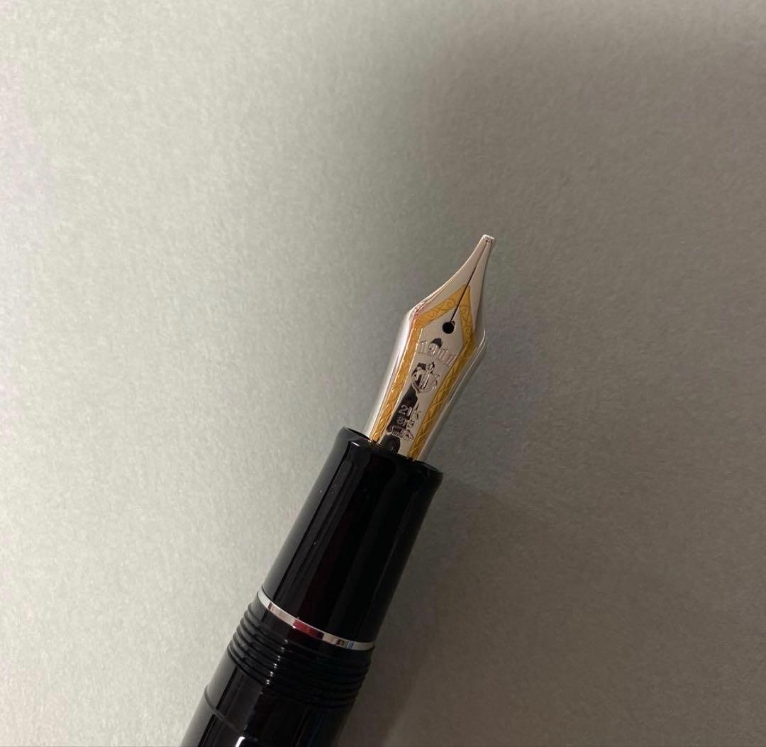 セーラー万年筆　プロフェッショナルギア　Σ銀　ブラック　ミュージック