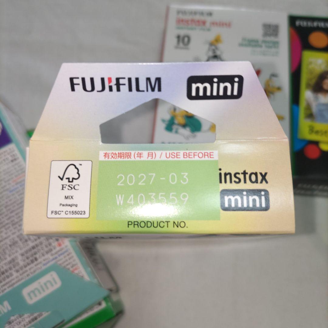新品　チェキ　instax mini 10シート　ミッキー＆フレンズ　レインボー