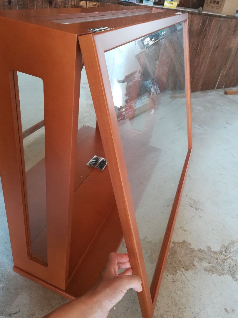 コ*リ様 大きめ木製枠ケース　ショーケース店舗什器　送料込み