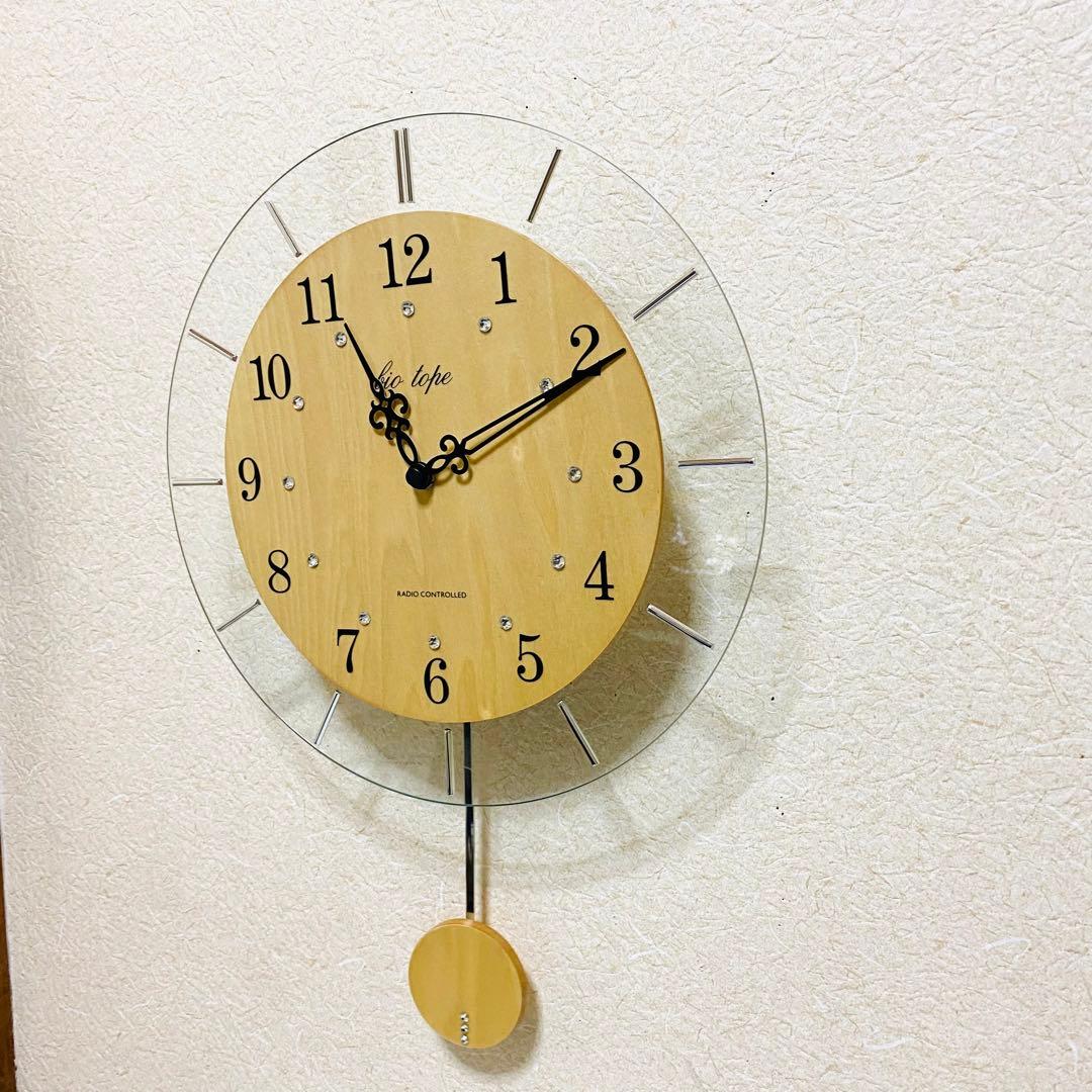 pendulum clock.　板尾工芸　振り子時計　電波時計