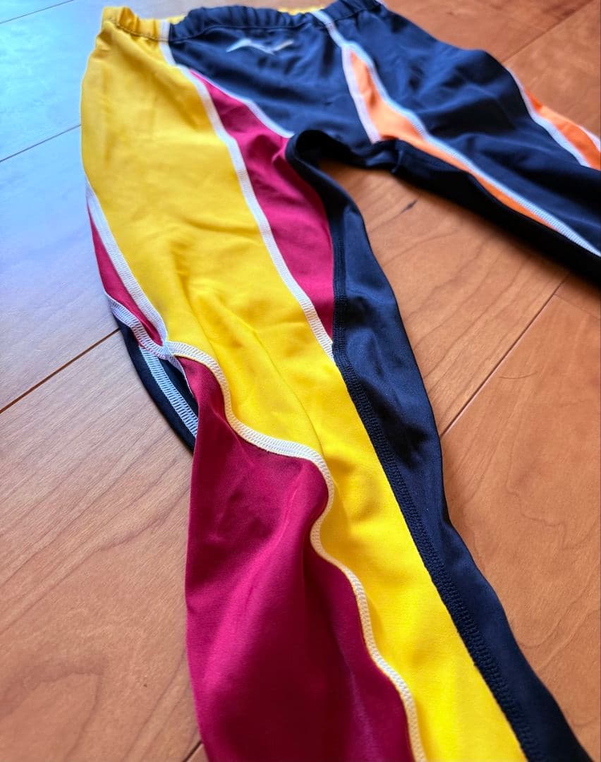 【美品・レア】MIZUNO アクセルスーツ ロングスパッツ Mサイズ 競パン