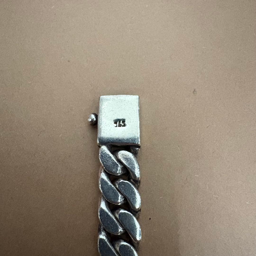 silver シルバー 925 喜平 ブレスレット 43.8g 19.5cm