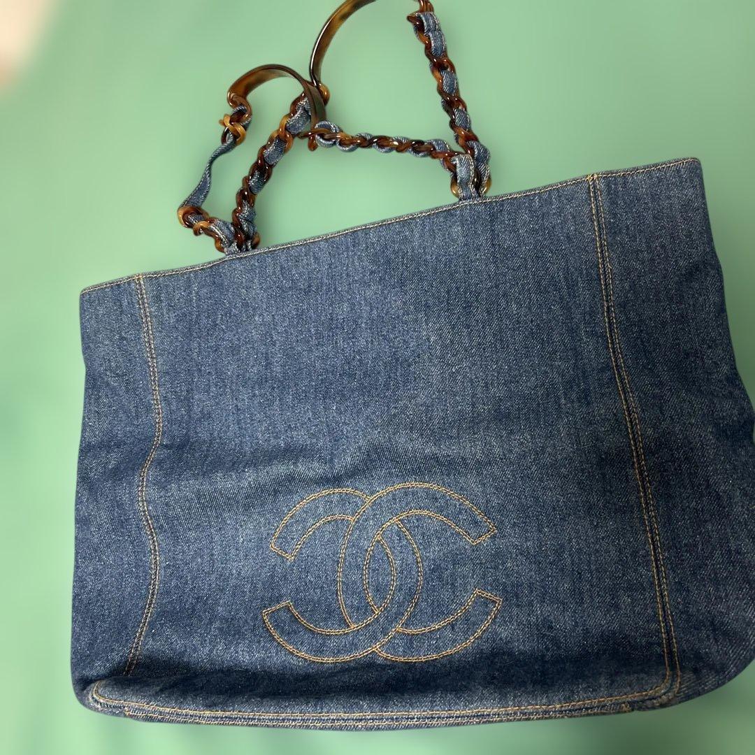 CHANELデニムバッグ訳あり