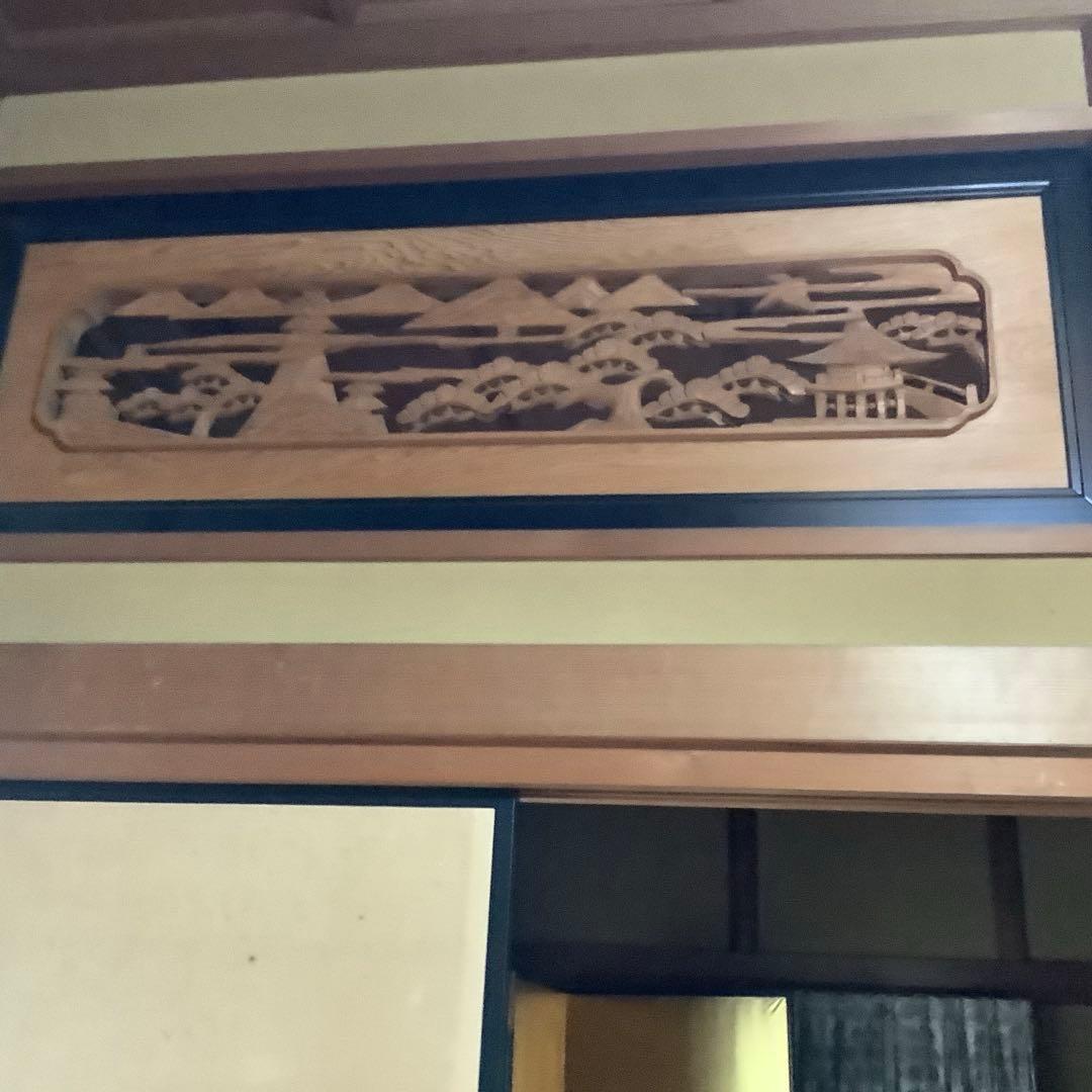 欄間ひいお爺の趣味なんです。