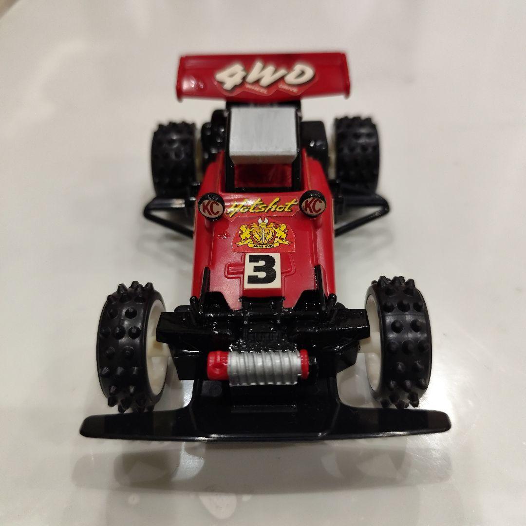 ホットショット&サンダードラゴンミニ四駆✨初期✨ケース付✨ 穴無タイプ1シャーシ