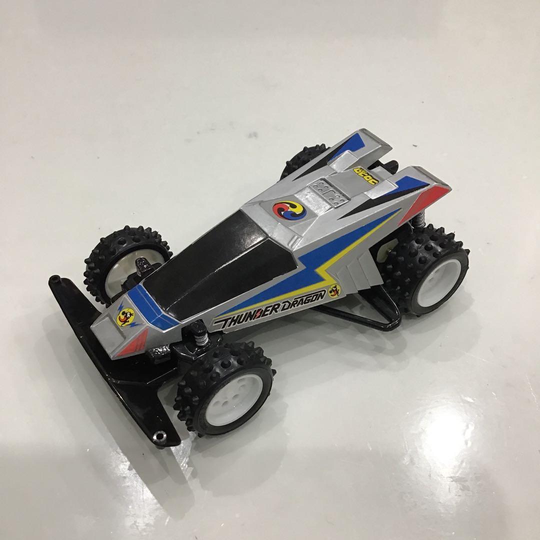 ホットショット&サンダードラゴンミニ四駆✨初期✨ケース付✨ 穴無タイプ1シャーシ