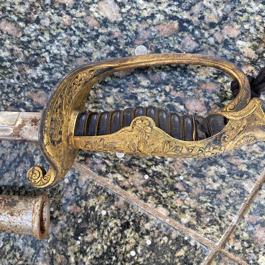 指揮刀　儀礼刀　大日本帝国陸軍　レプリカ　全長84cm アンティーク