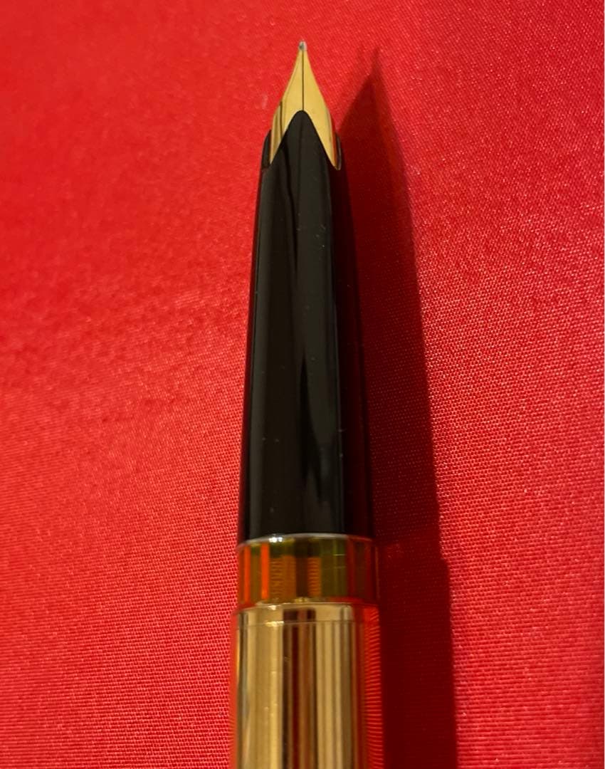 金無垢✨金無垢モンブラン No.92 万年筆 マイスターシュテュック ゴールド