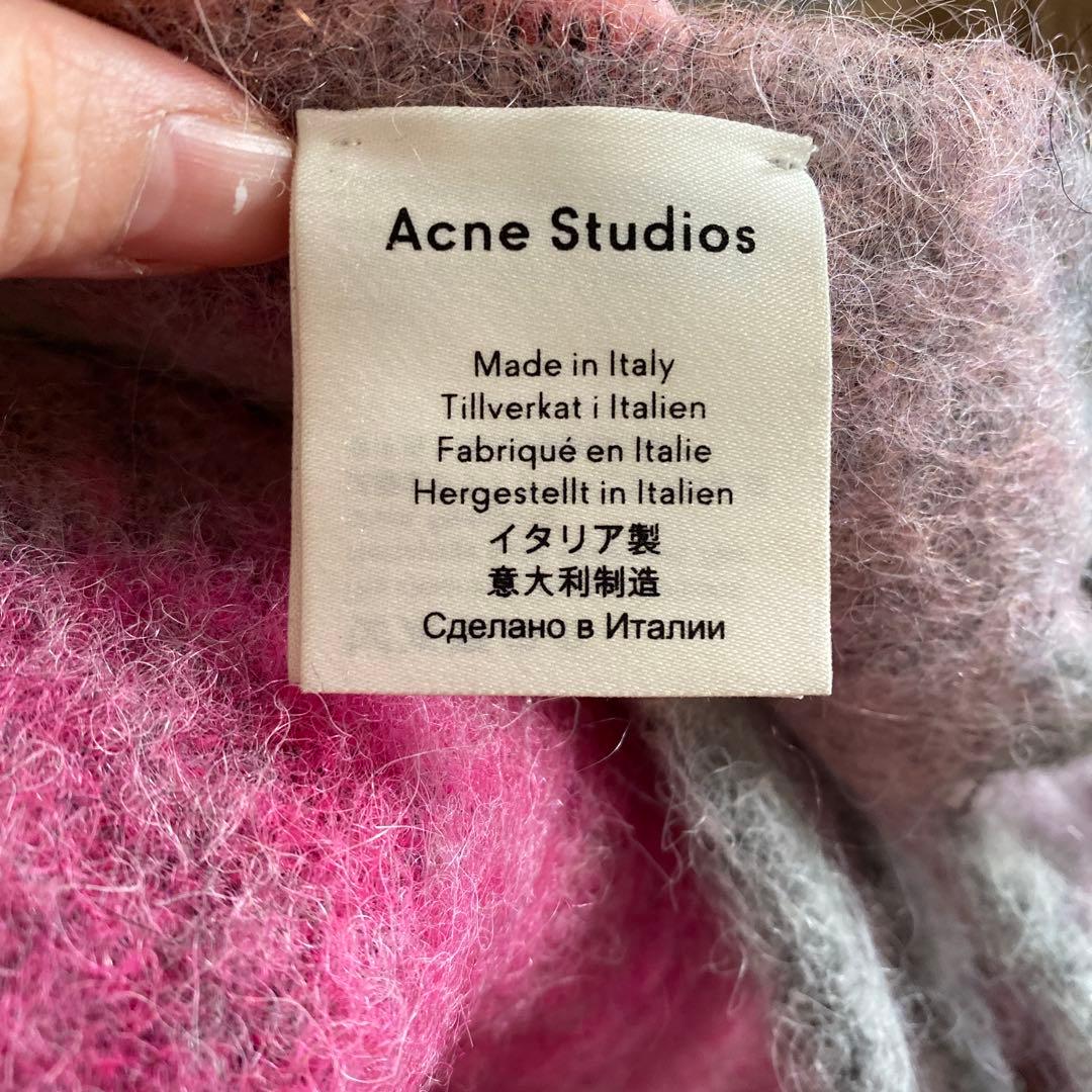 Acne Studios ピンク系マフラー