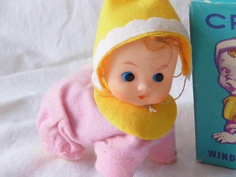 ハイハイベビー ゼンマイ 1950年代 増田屋　日本製【箱付き】昭和レトロ