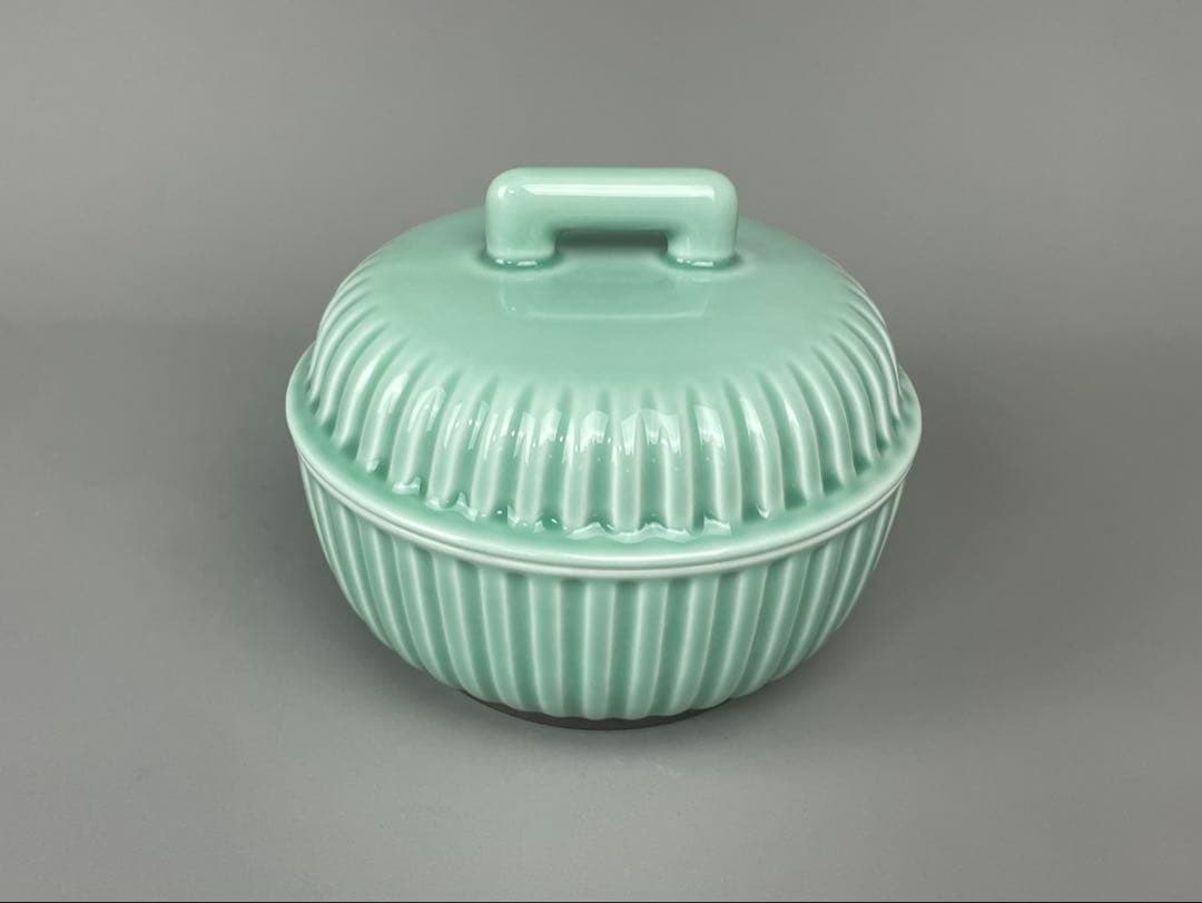 希少 未使用品 宮内庁御用達 深川製磁 百年庵しのぎ 4号 共箱付 廃盤品