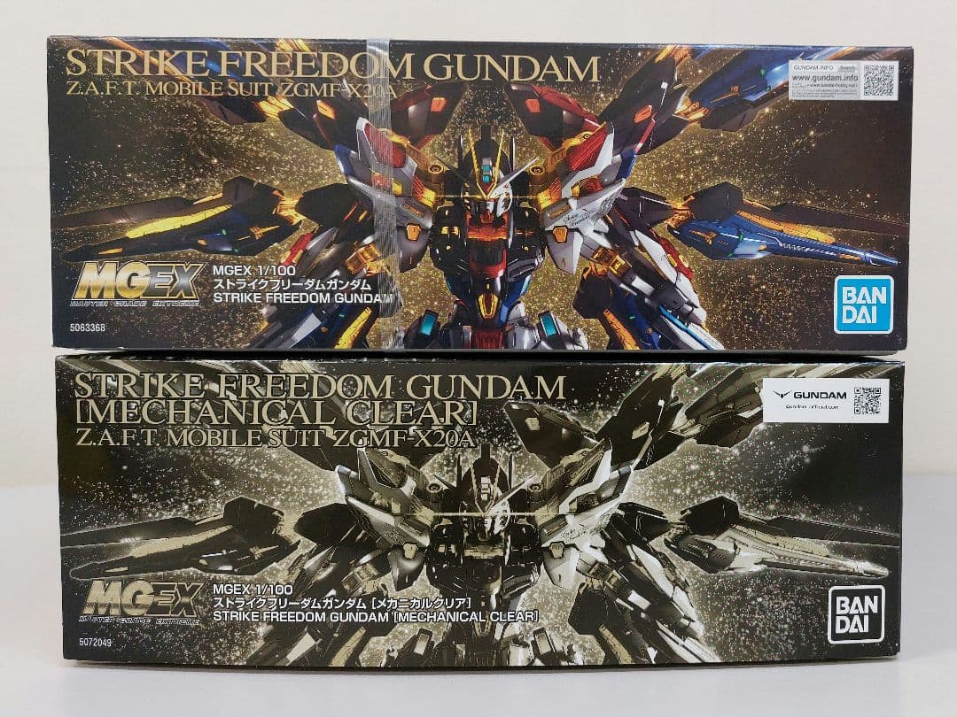 MGEX 1/100 ストライクフリーダムガンダム ＆ [メカニカルクリア]　他